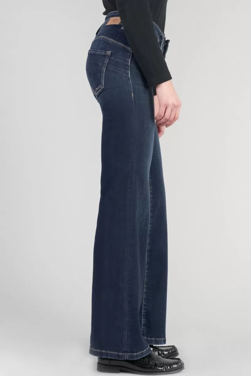 Le Temps des Cerises Taille Haute-Nancy Pulp Flare Taille Haute Jeans Bleu N°1 Blue