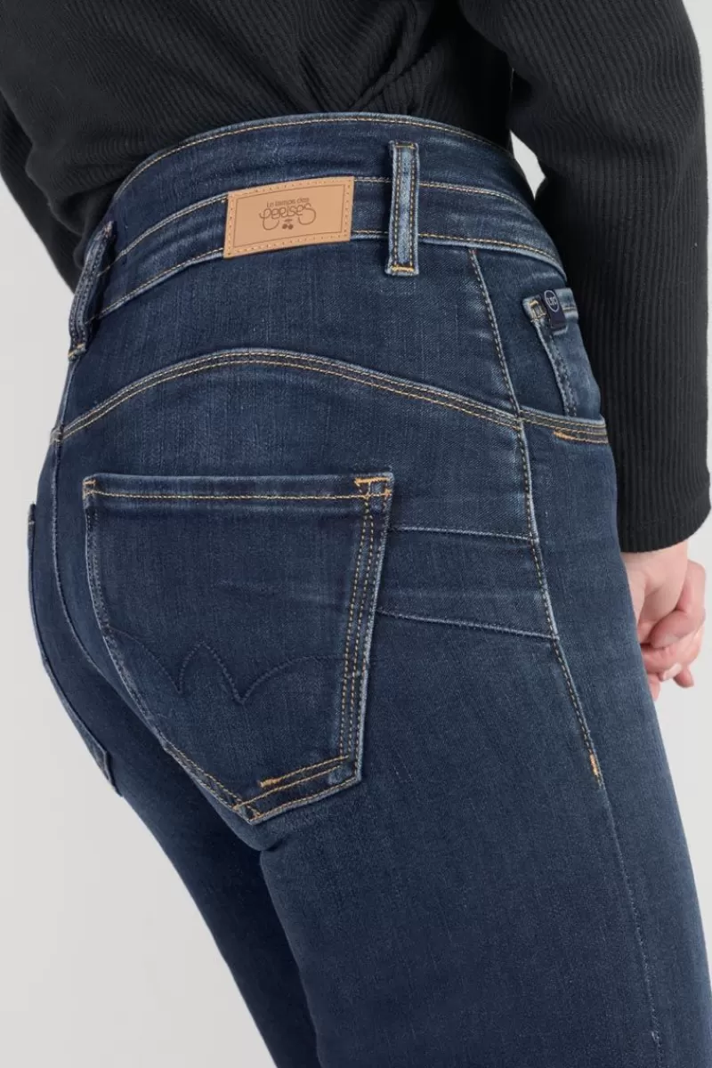 Le Temps des Cerises Taille Haute-Nancy Pulp Flare Taille Haute Jeans Bleu N°1 Blue