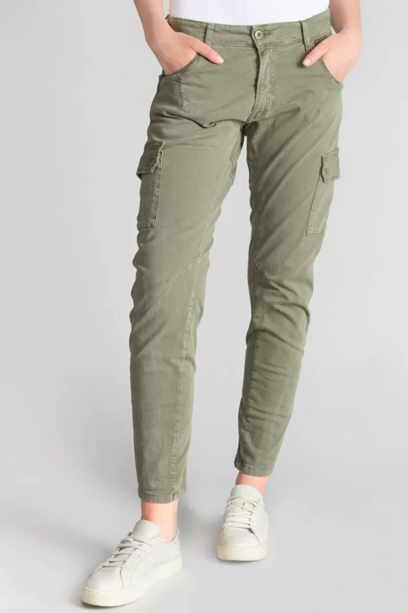 Le Temps des Cerises Pantalons & Chinos-Pantalon Cargo 7/8 Eme Rivera Kaki Khaki