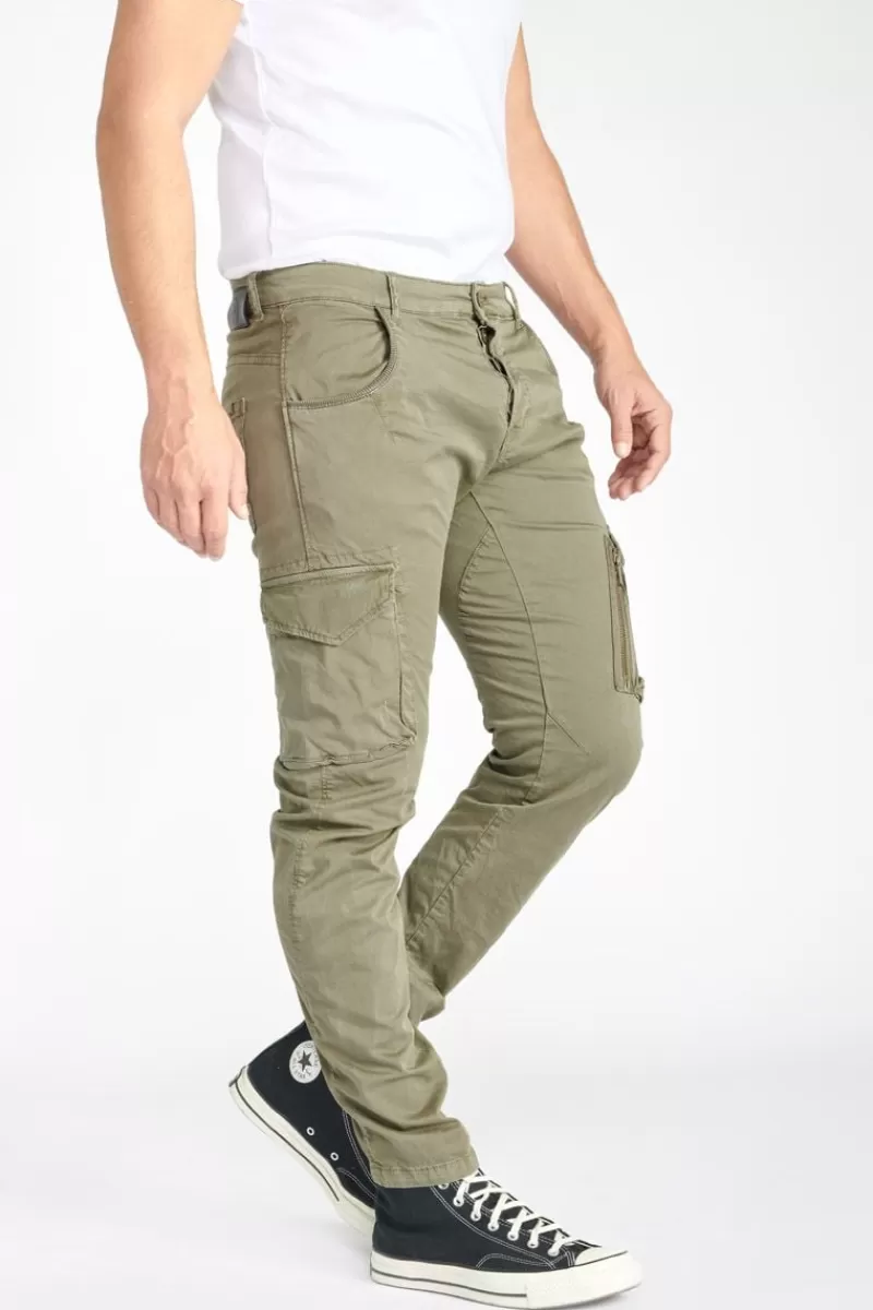 Le Temps des Cerises Pantalons & Chinos-Pantalon Cargo Alban Kaki Khaki