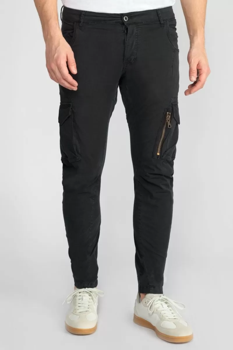 Le Temps des Cerises Pantalons & Chinos-Pantalon Cargo Alban Noir Black