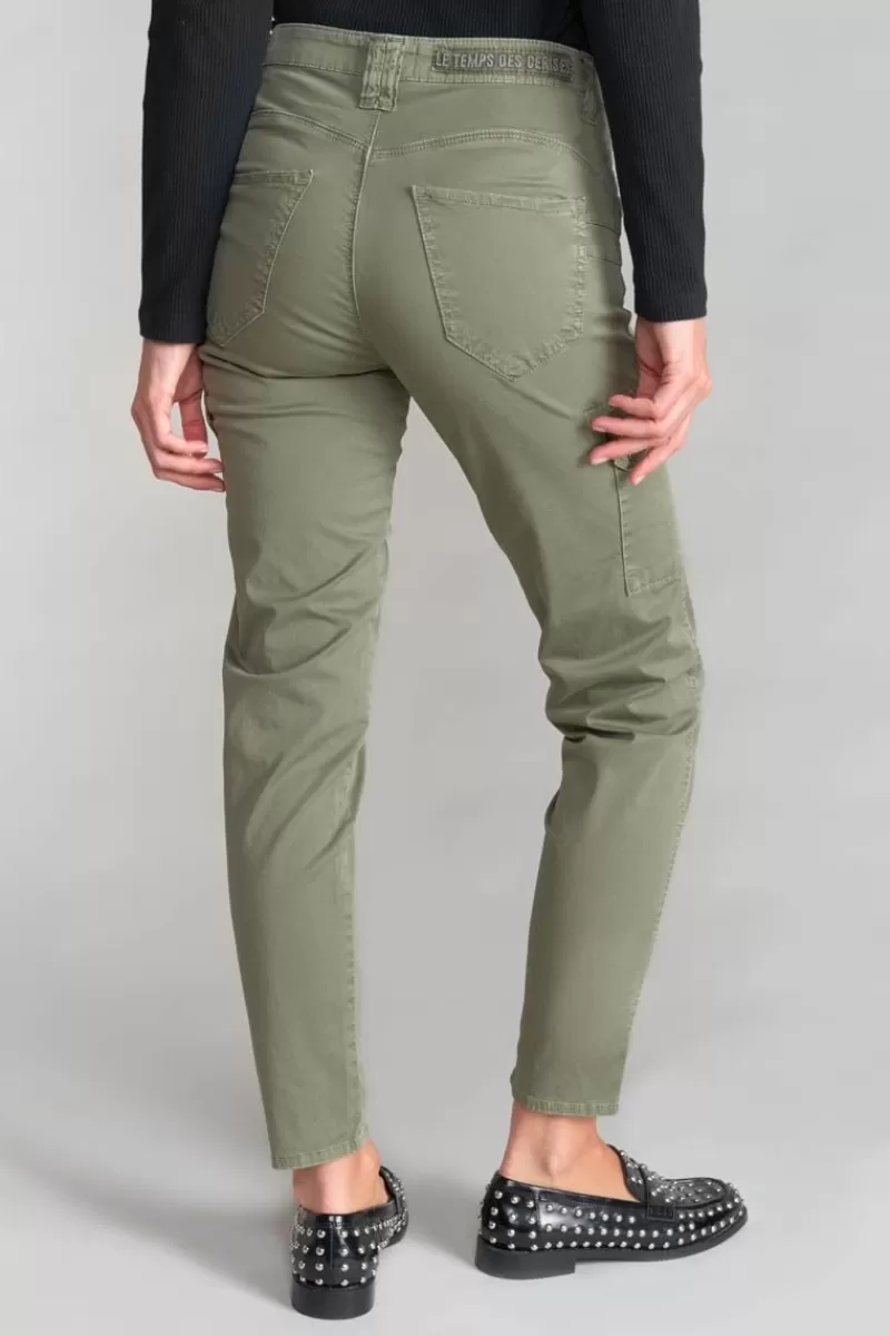 Le Temps des Cerises Pantalons & Chinos-Pantalon Cargo Balard Kaki Lizard