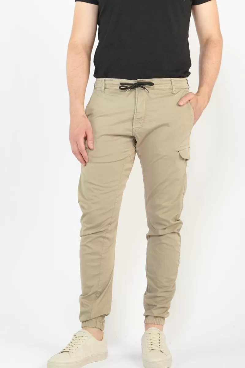 Le Temps des Cerises Pantalons & Chinos-Pantalon Cargo Vedje Beige Sable Nomad