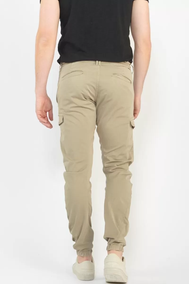 Le Temps des Cerises Pantalons & Chinos-Pantalon Cargo Vedje Beige Sable Nomad