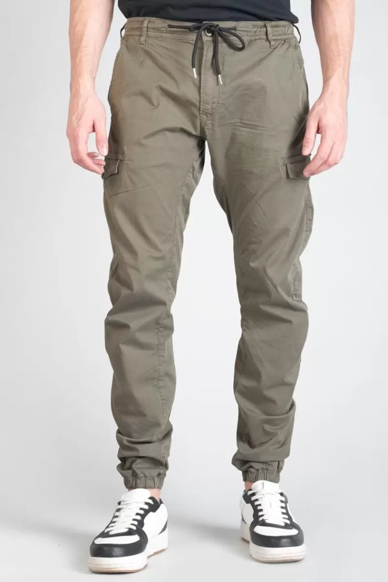 Le Temps des Cerises Pantalons & Chinos-Pantalon Cargo Vedje Kaki Khaki