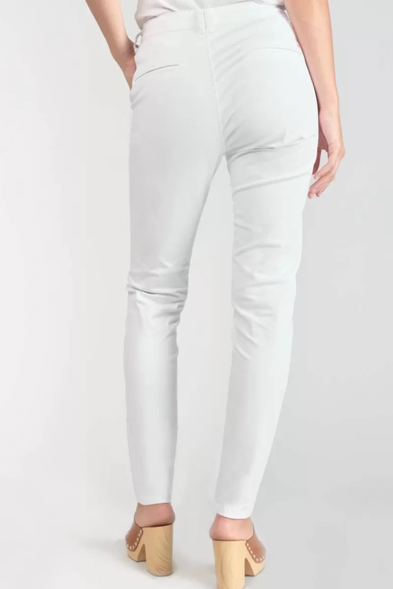 Le Temps des Cerises Pantalons & Chinos-Pantalon Chino Dyli3 Blanc White