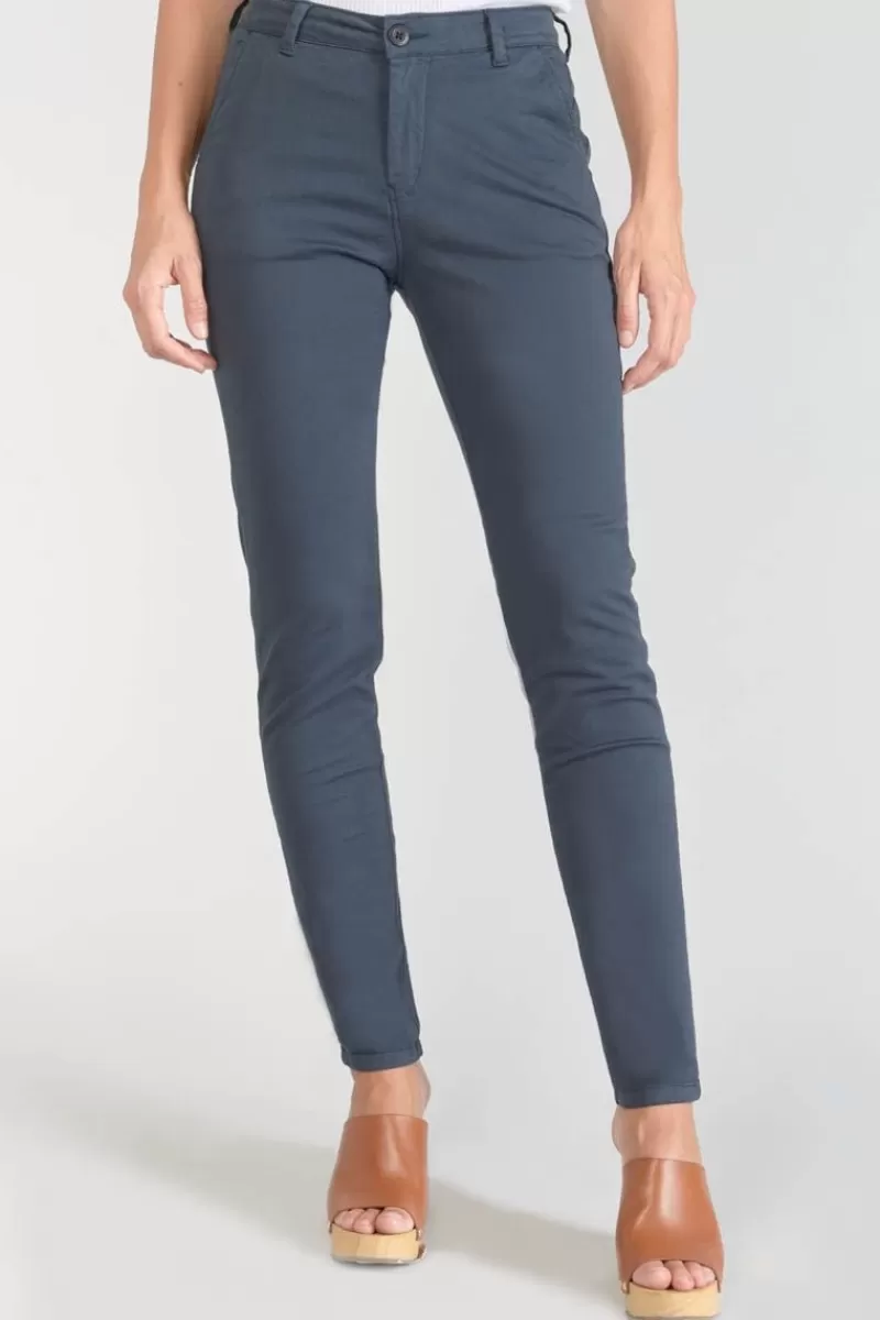 Le Temps des Cerises Pantalons & Chinos-Pantalon Chino Dyli3 Bleu Nuit Atlantic