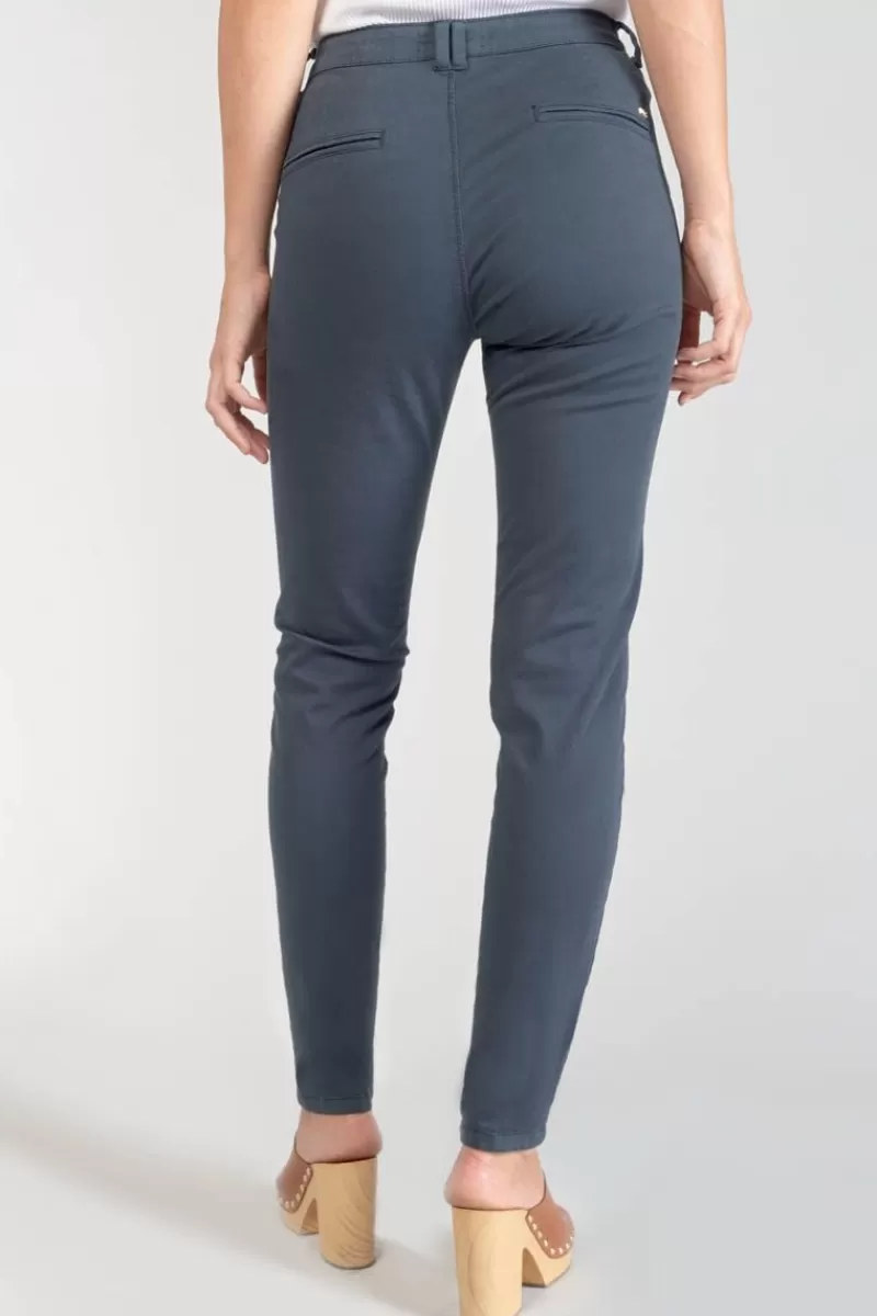 Le Temps des Cerises Pantalons & Chinos-Pantalon Chino Dyli3 Bleu Nuit Atlantic