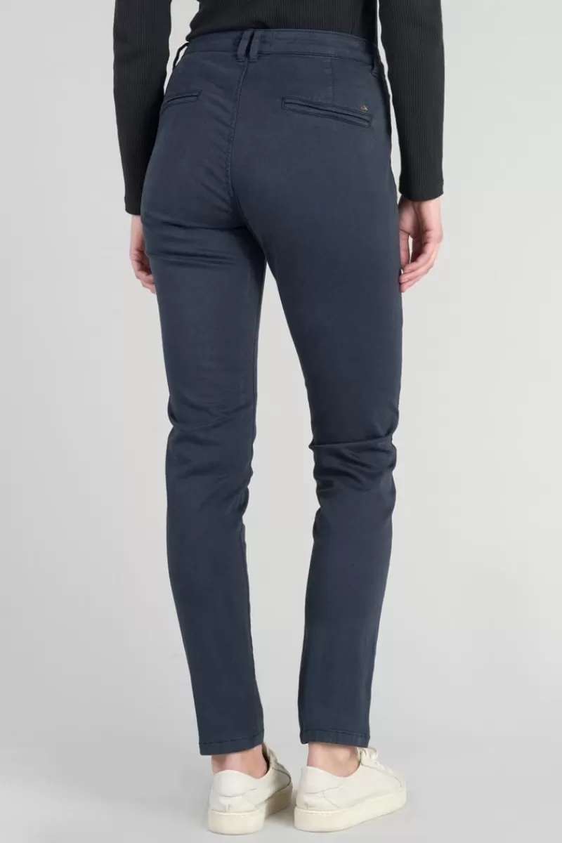 Le Temps des Cerises Pantalons & Chinos-Pantalon Chino Dyli4 Bleu Nuit Atlantic