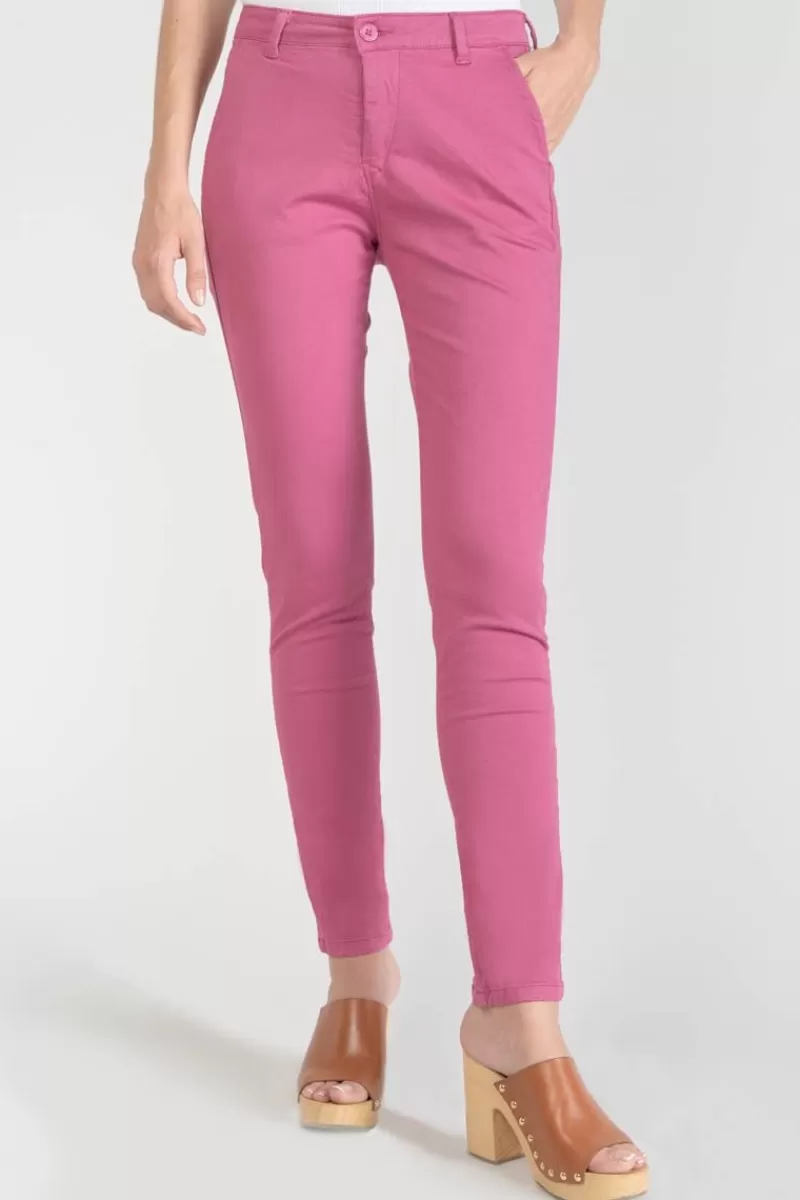 Le Temps des Cerises Pantalons & Chinos-Pantalon Chino Dyli3 Fuchsia Dhalia