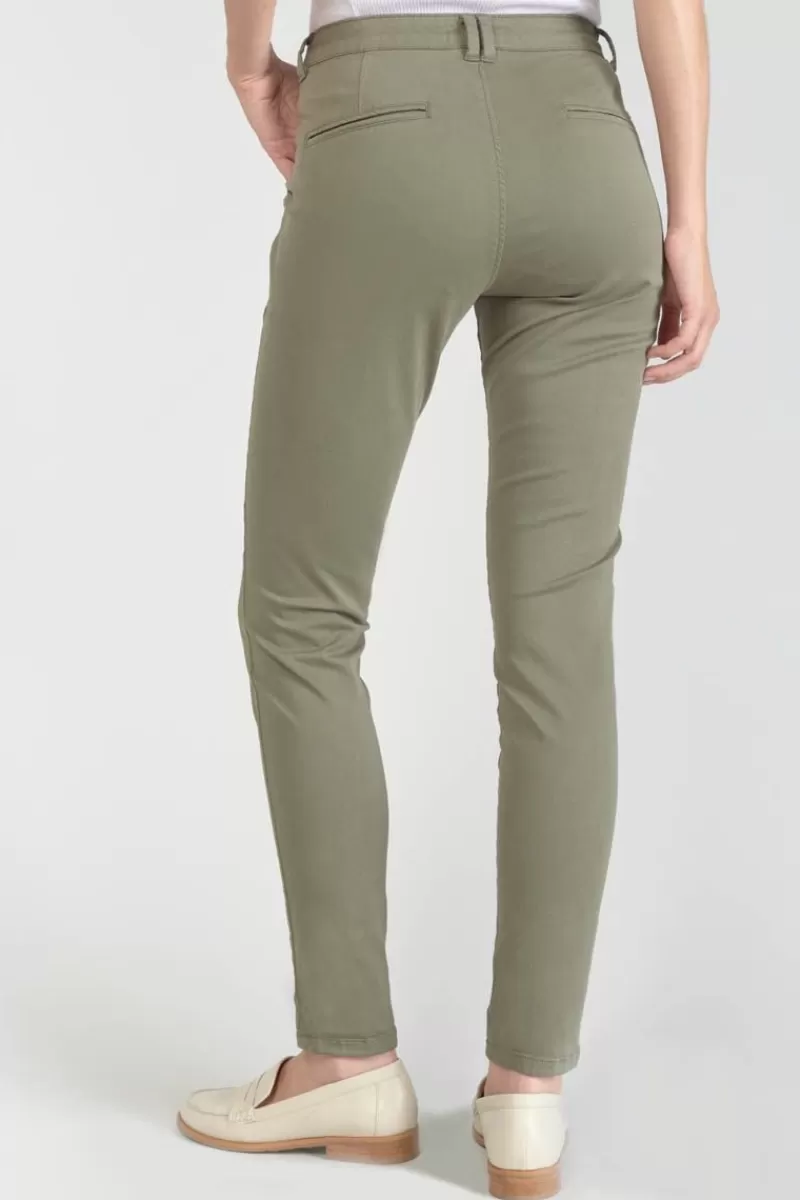 Le Temps des Cerises Pantalons & Chinos-Pantalon Chino Dyli3 Kaki Lizard