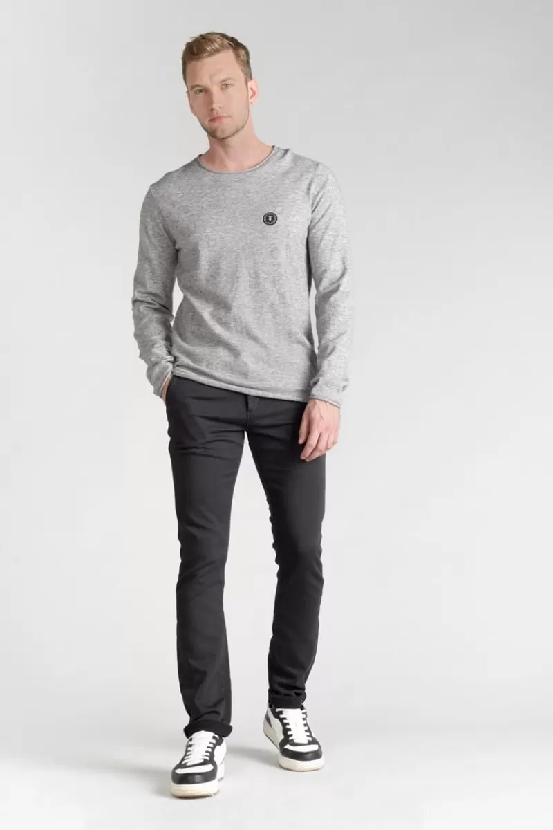 Le Temps des Cerises Pantalons & Chinos-Pantalon Chino Jogg Kurt Anthracite