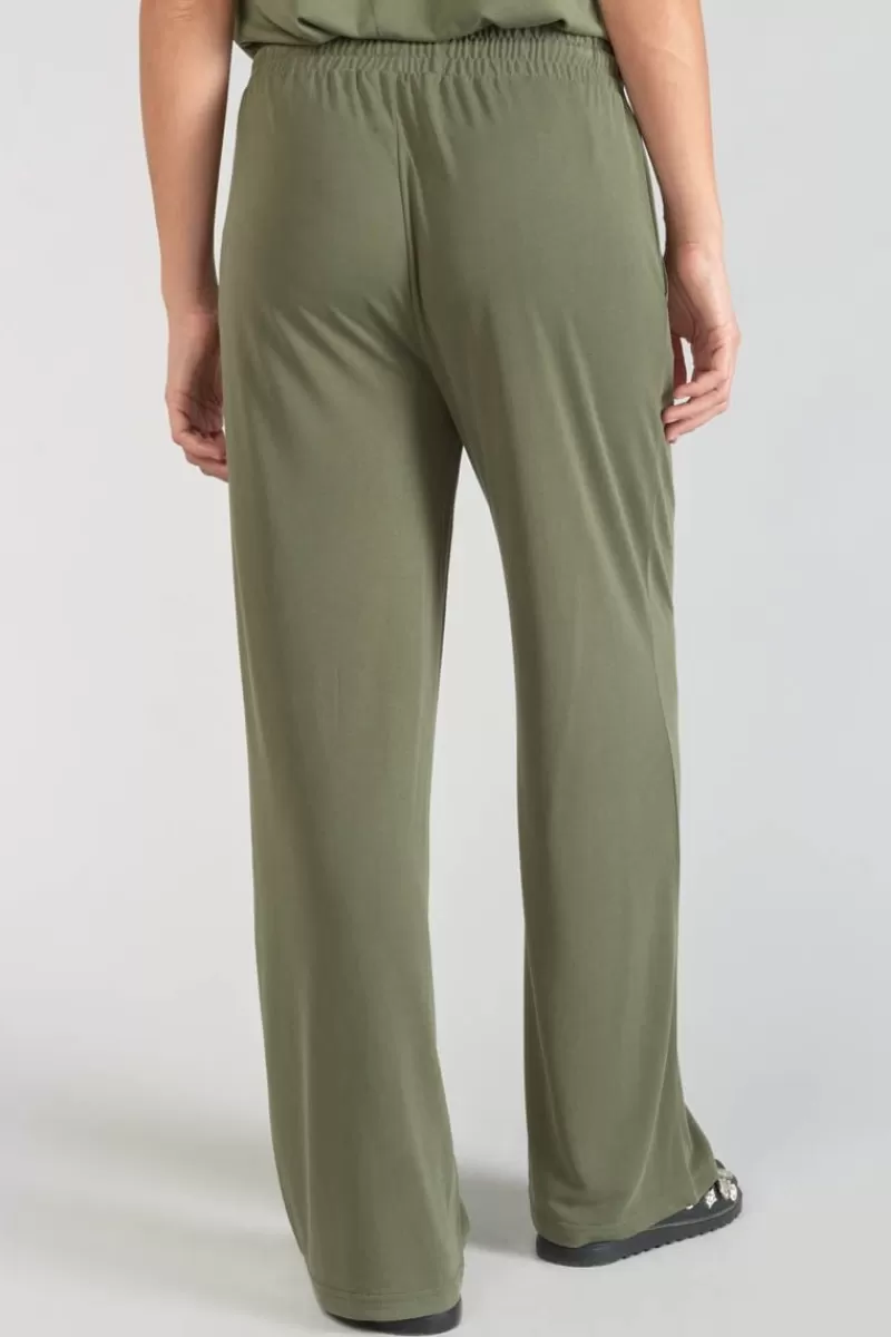 Le Temps des Cerises Pantalons & Chinos-Pantalon Fluide Judi Kaki Lizard