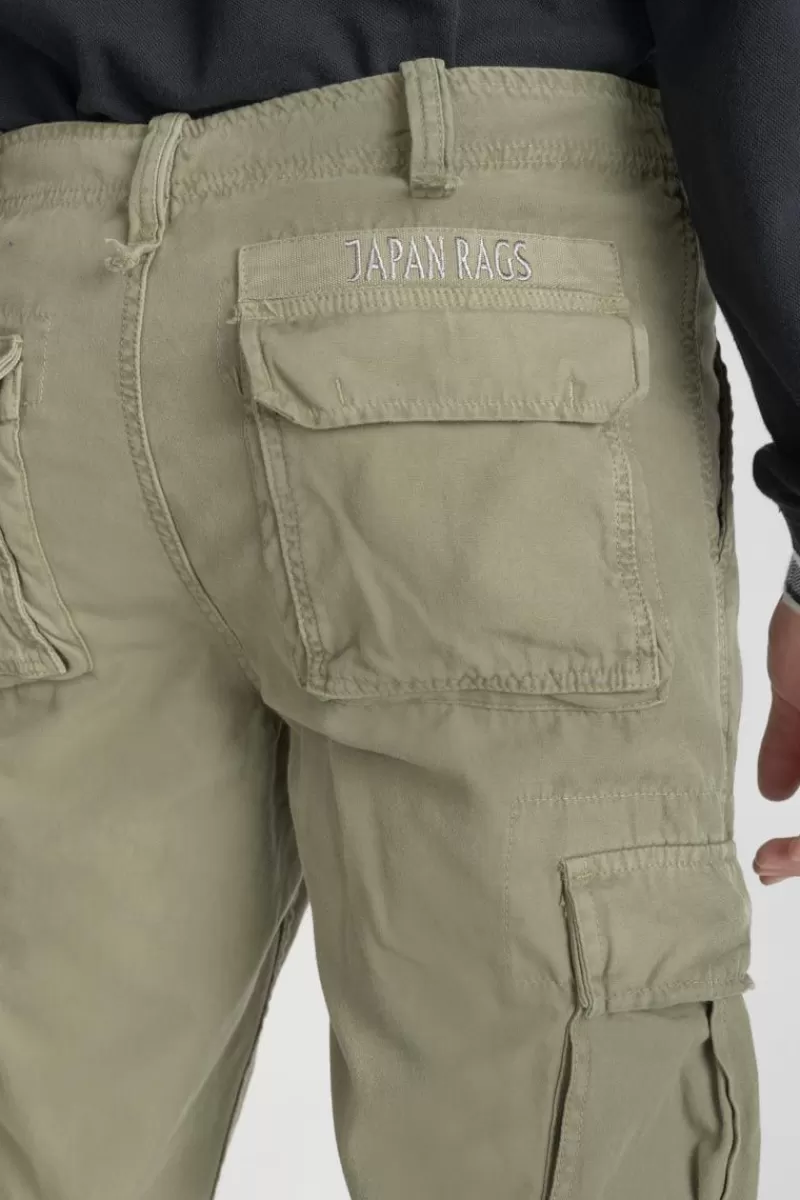 Le Temps des Cerises Pantalons & Chinos-Pantalon Treillis Mirado Kaki Khaki