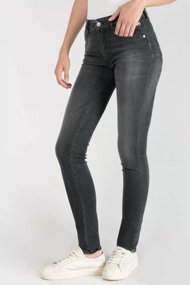 Le Temps des Cerises Coupe Slim-Peak Pulp Slim Taille Haute Jeans Noir N°1 Black / Black