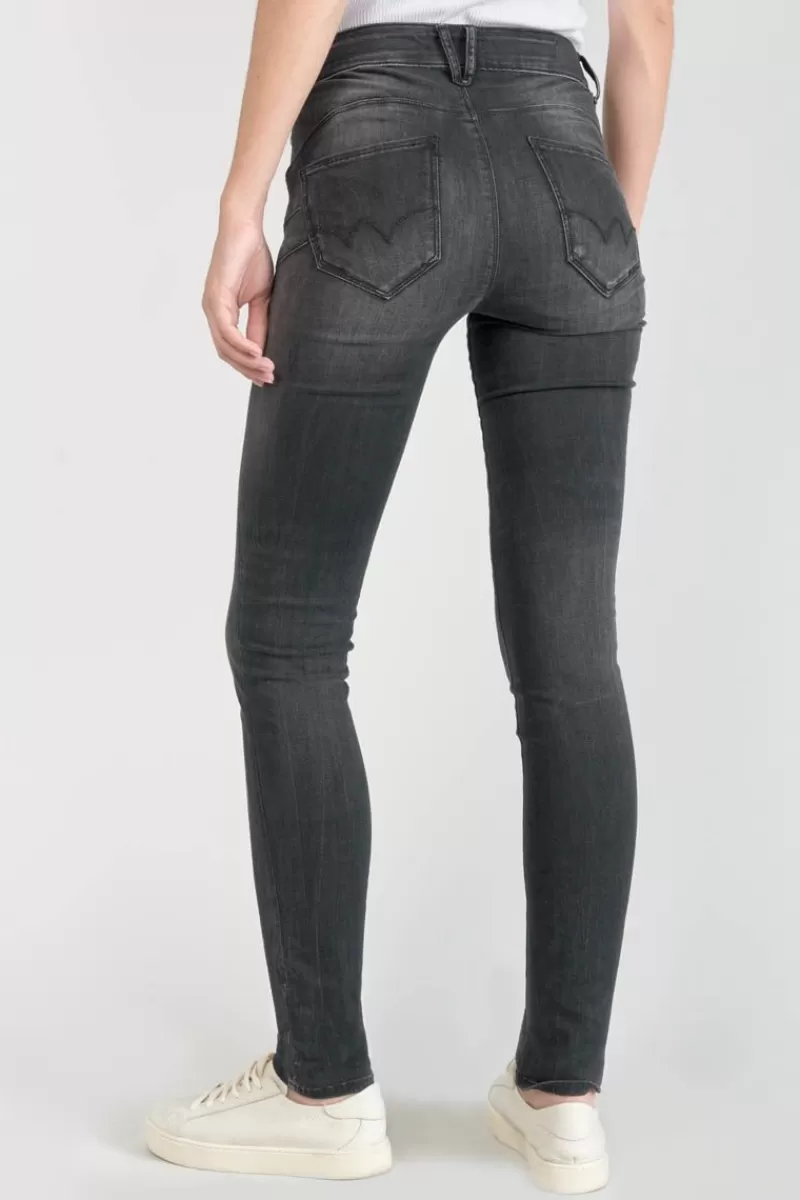 Le Temps des Cerises Coupe Slim-Peak Pulp Slim Taille Haute Jeans Noir N°1 Black / Black