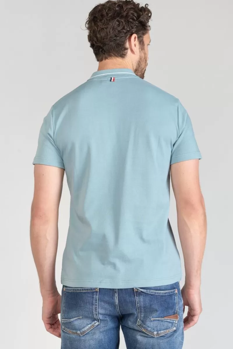 Le Temps des Cerises T-Shirts & Polos-Polo Aron Bleu-Gris Citadel