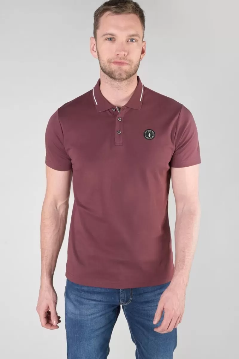 Le Temps des Cerises T-Shirts & Polos-Polo Aron Lie De Vin Wine