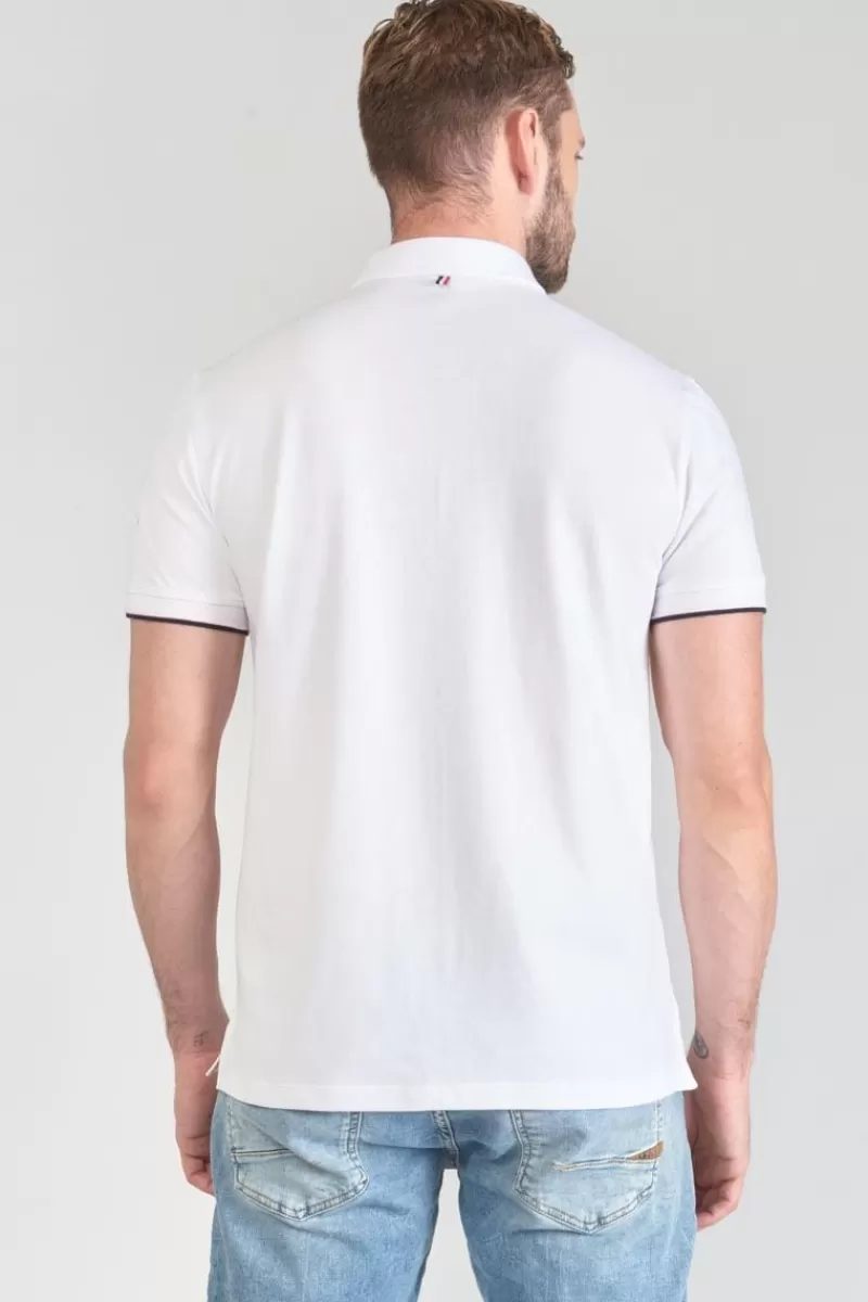 Le Temps des Cerises T-Shirts & Polos-Polo Cotrel Blanc White