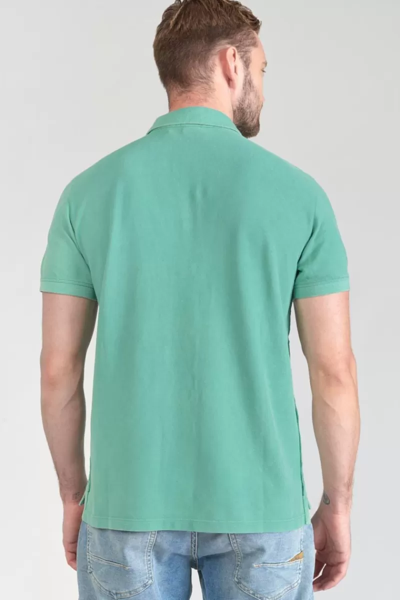 Le Temps des Cerises T-Shirts & Polos-Polo Dylon Vert D'Eau Oil