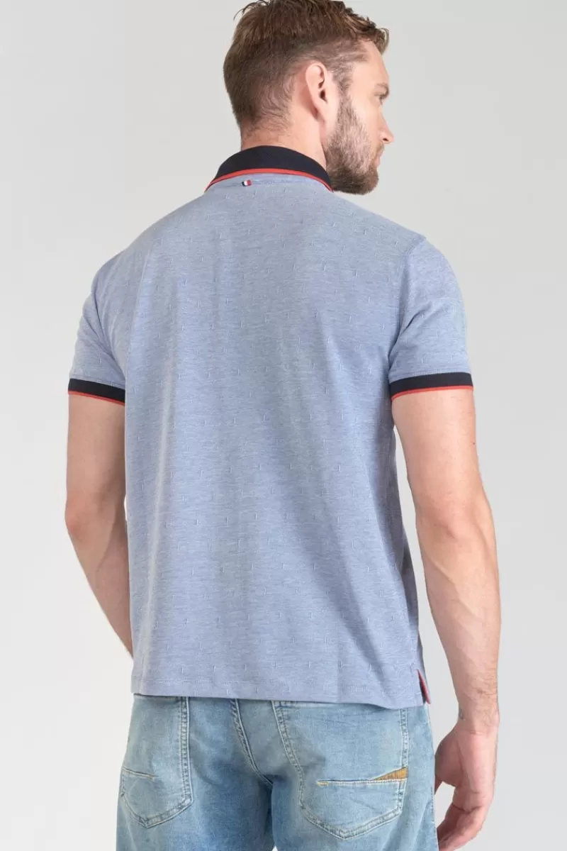 Le Temps des Cerises T-Shirts & Polos-Polo Orias Bleu Ciel Peacoat