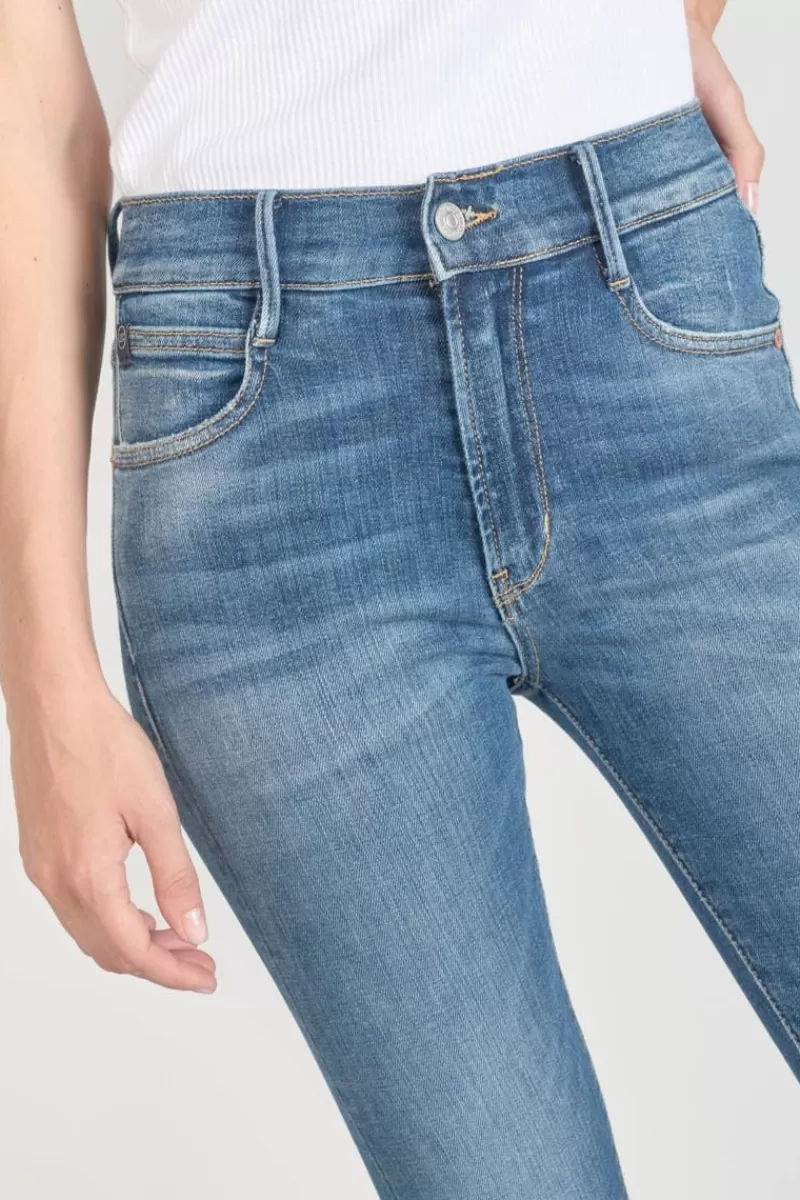 Le Temps des Cerises Coupe Skinny-Power Skinny Taille Haute 7/8Eme Jeans Bleu N°3 Blue