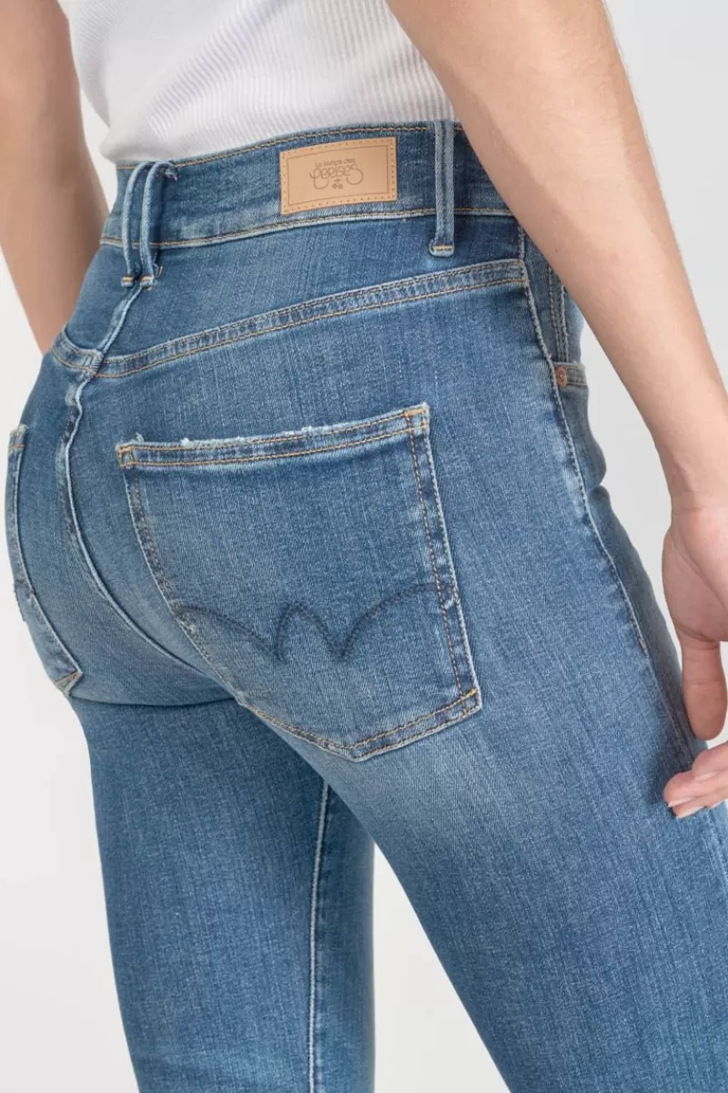 Le Temps des Cerises Coupe Skinny-Power Skinny Taille Haute 7/8Eme Jeans Bleu N°3 Blue