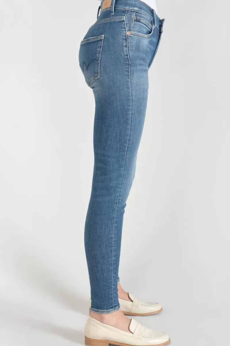 Le Temps des Cerises Coupe Skinny-Power Skinny Taille Haute 7/8Eme Jeans Bleu N°3 Blue