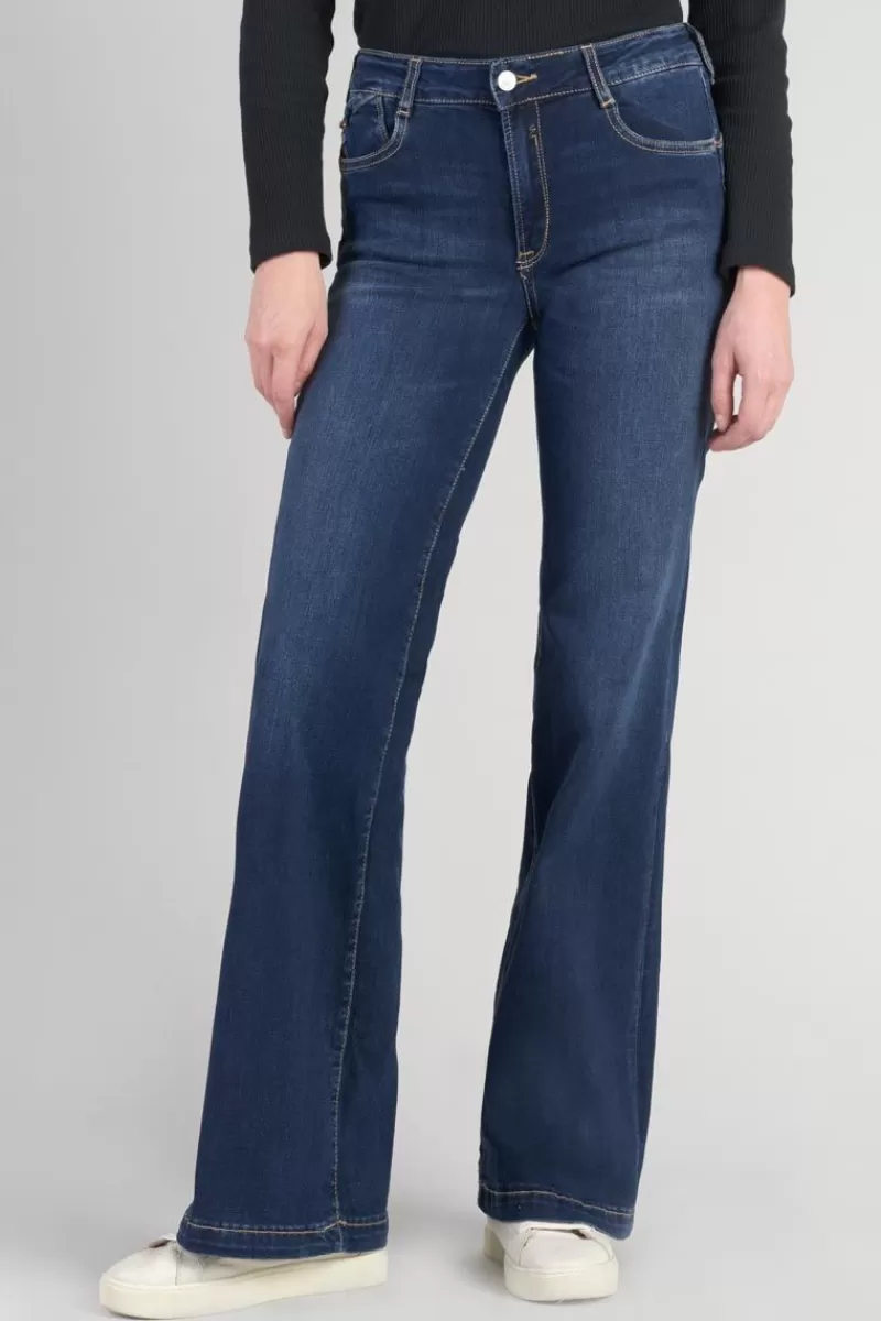 Le Temps des Cerises Taille Haute-Pulp Flare Taille Haute Jeans Bleu N°1 Blue