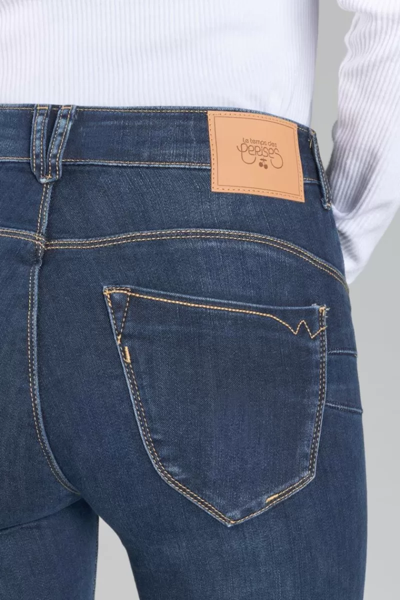 Le Temps des Cerises Coupe Slim-Pulp Slim Taille Haute 7/8Eme Jeans Bleu N°1 Blue