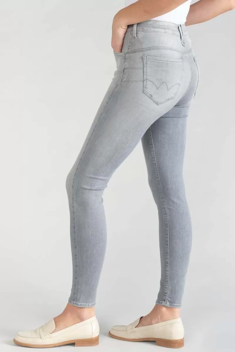 Le Temps des Cerises Coupe Slim-Pulp Slim Taille Haute 7/8Eme Jeans Gris N°3 Grey