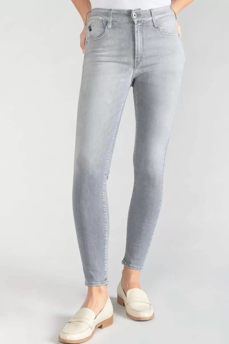 Le Temps des Cerises Coupe Slim-Pulp Slim Taille Haute 7/8Eme Jeans Gris N°3 Grey