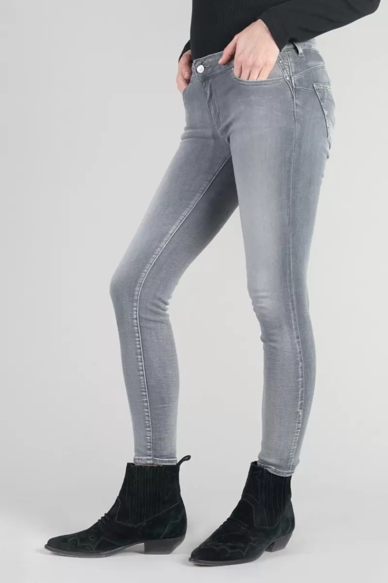 Le Temps des Cerises Coupe Slim-Roche Pulp Slim Taille Haute 7/8Eme Jeans Gris N°2 Grey