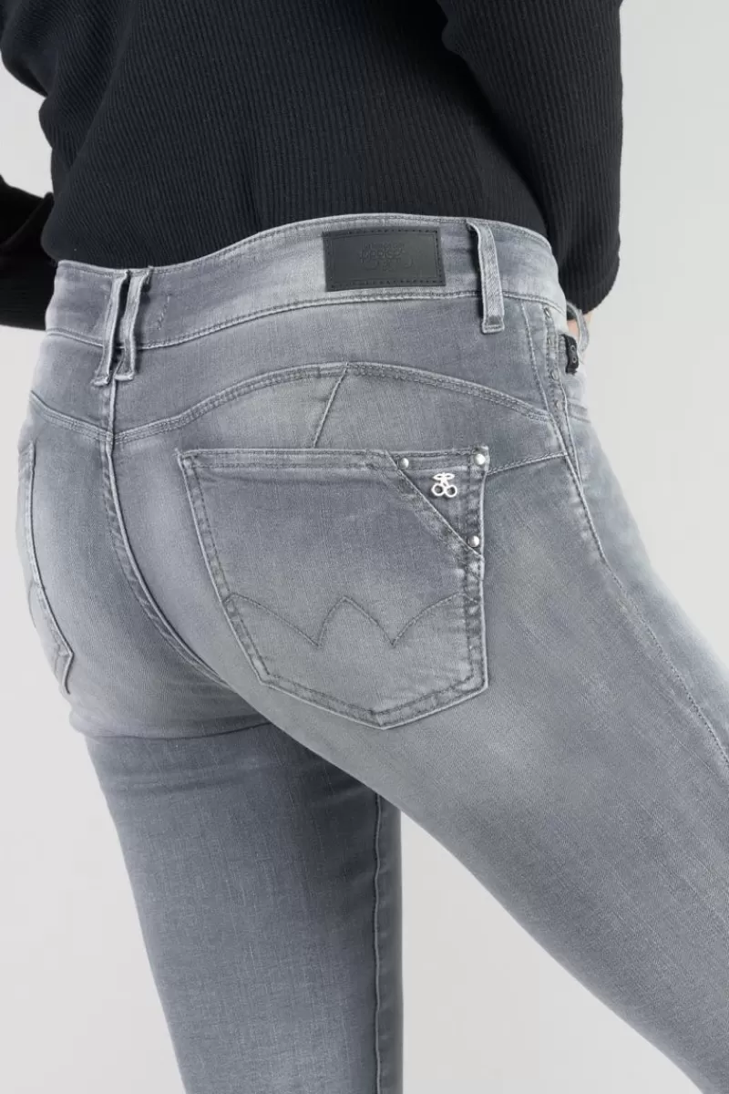 Le Temps des Cerises Coupe Slim-Roche Pulp Slim Taille Haute 7/8Eme Jeans Gris N°2 Grey