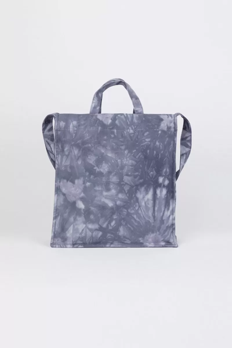 Le Temps des Cerises Sacs & Portefeuilles-Sac De Shopping Lina Tie And Dye Bleu Gris Grey