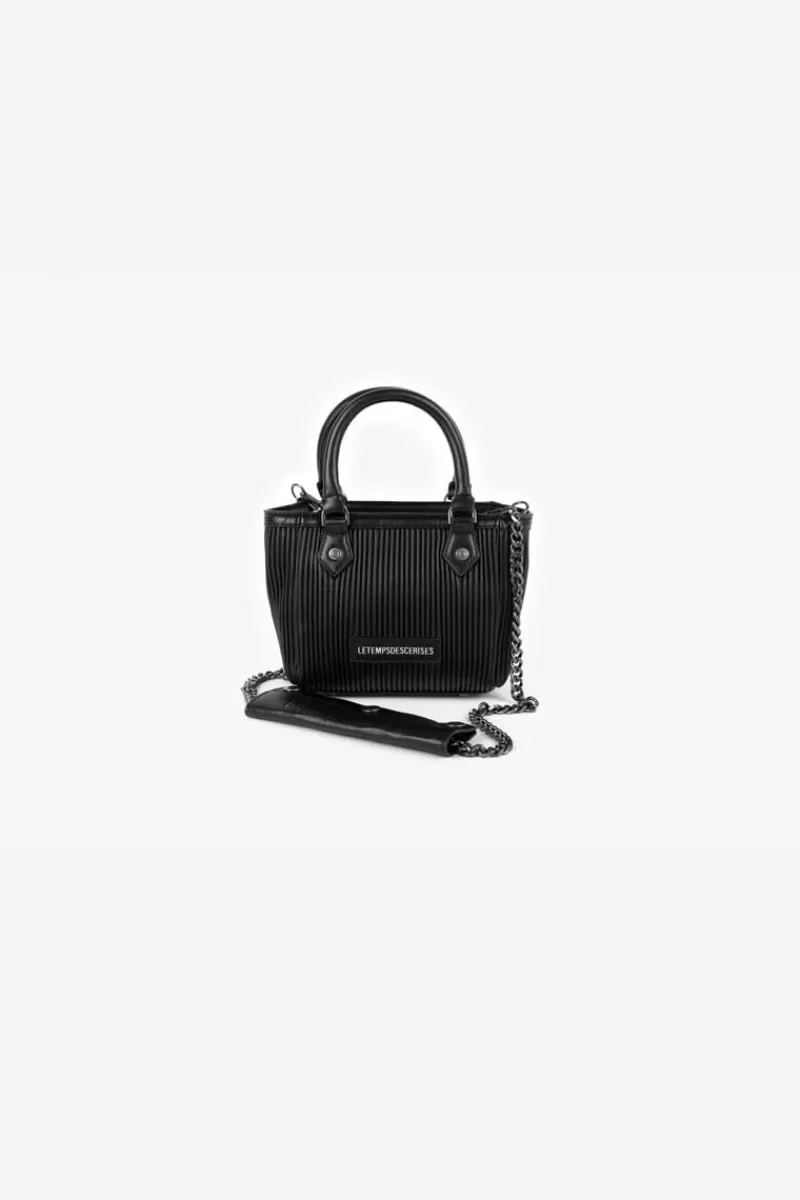 Le Temps des Cerises Sacs & Portefeuilles-Sac Lana Noir Plisse Black