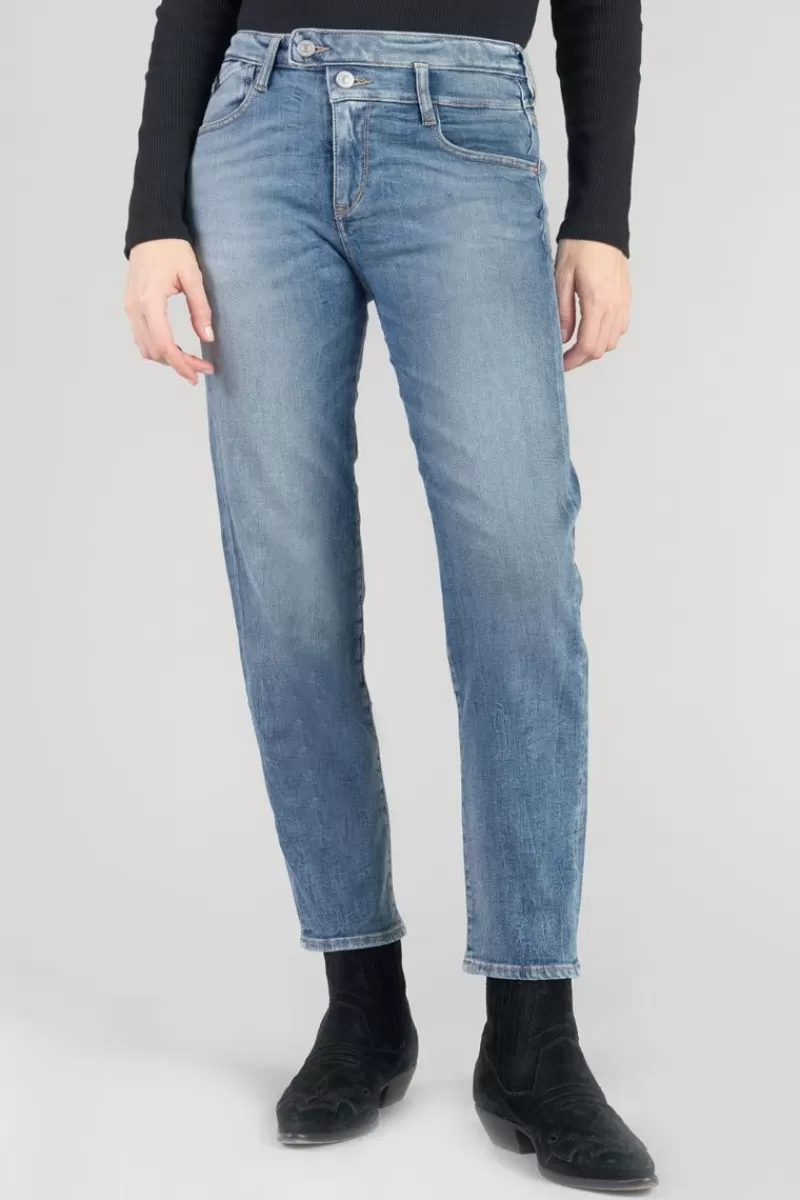 Le Temps des Cerises Coupe Mom-Salma 400/17 Mom Taille Haute 7/8Eme Jeans Bleu N°4 Blue