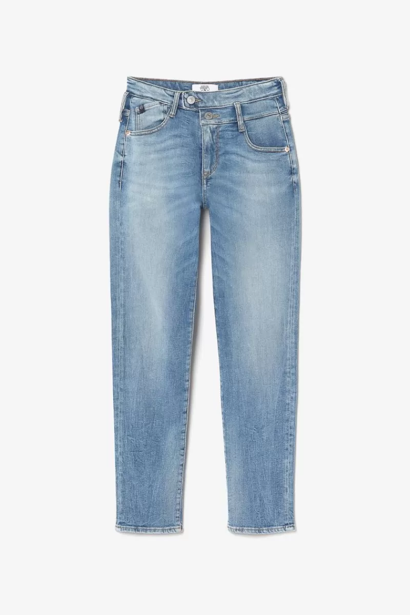 Le Temps des Cerises Coupe Mom-Salma 400/17 Mom Taille Haute 7/8Eme Jeans Bleu N°4 Blue
