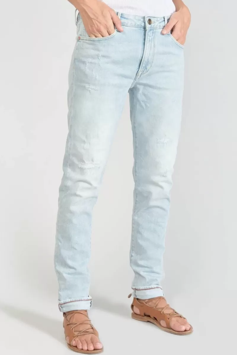 Le Temps des Cerises Coupe Boyfit-Sea 200/43 Boyfit Jeans Destroy Bleu N°5 Blue