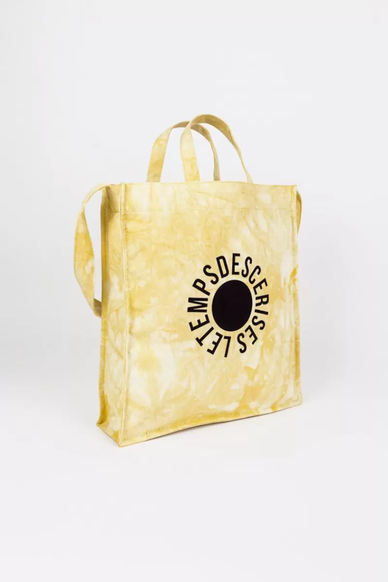 Le Temps des Cerises Sacs & Portefeuilles-Shopping Bag Lina Tie And Dye Jaune Yellow