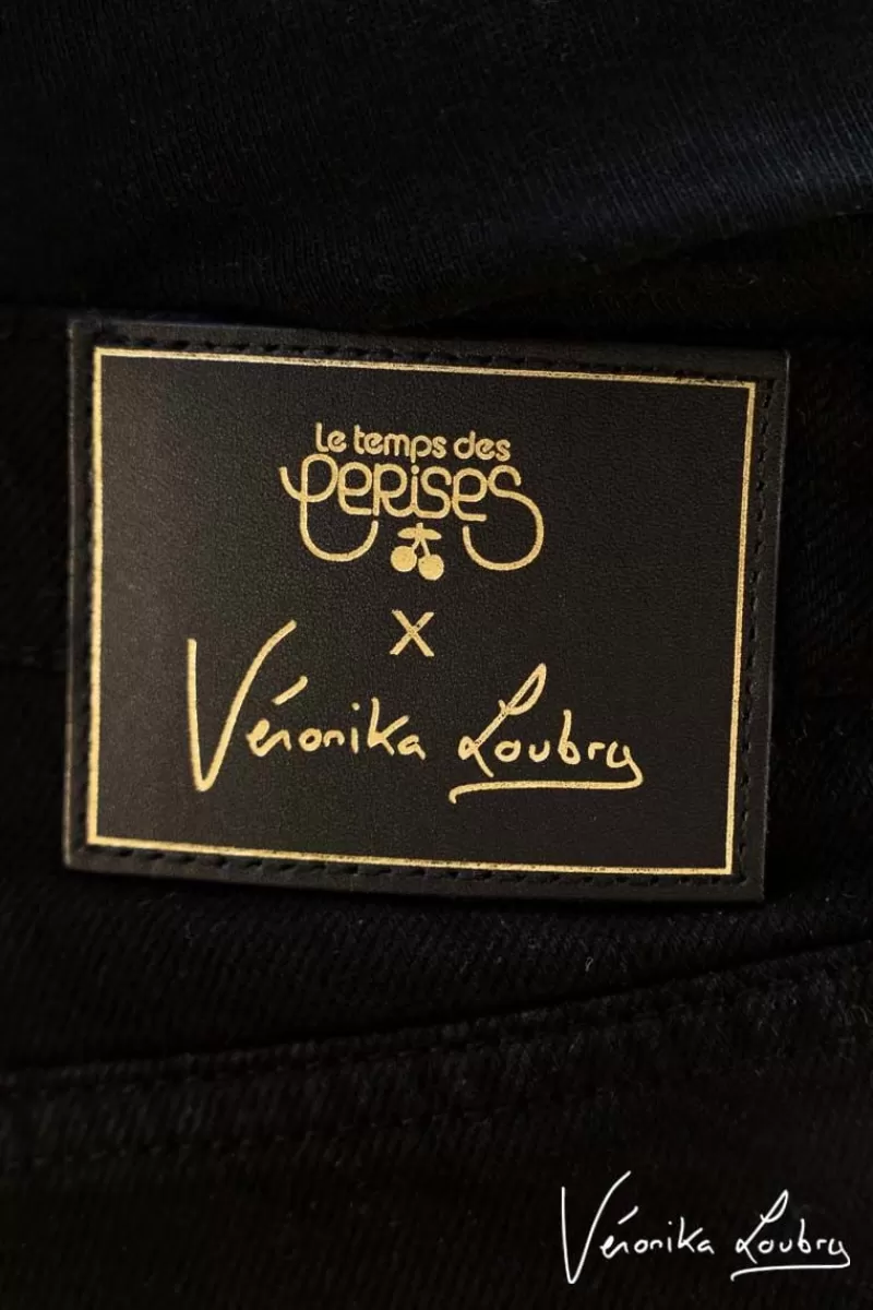 Le Temps des Cerises Jupes & Shorts-Short Court Veronika En Jeans Noir Destroy By Veronika Loubry Black
