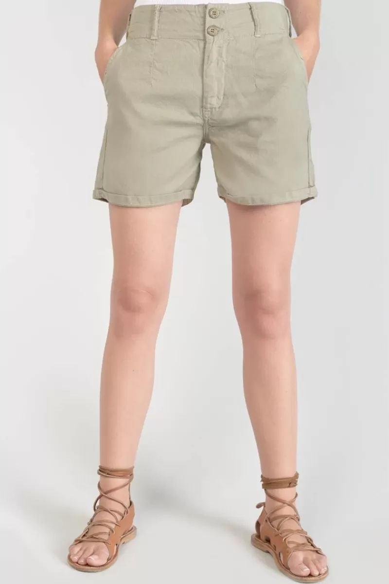 Le Temps des Cerises Shorts & Jupes-Short Sydney2 Kaki Clair Sea Spray