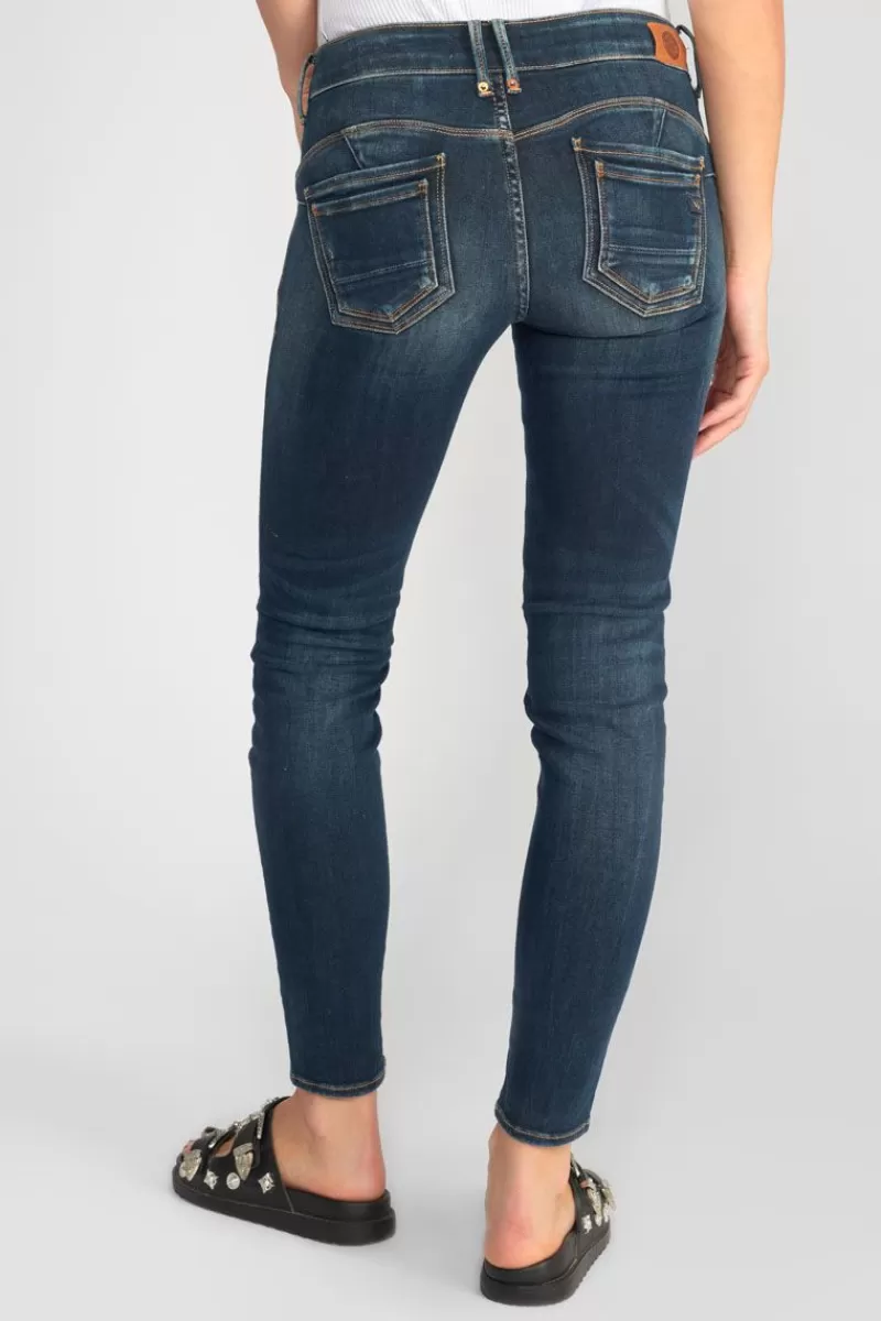 Le Temps des Cerises Coupe Slim-Sib Pulp Slim 7/8Eme Jeans Destroy Vintage Bleu N°2 Blue