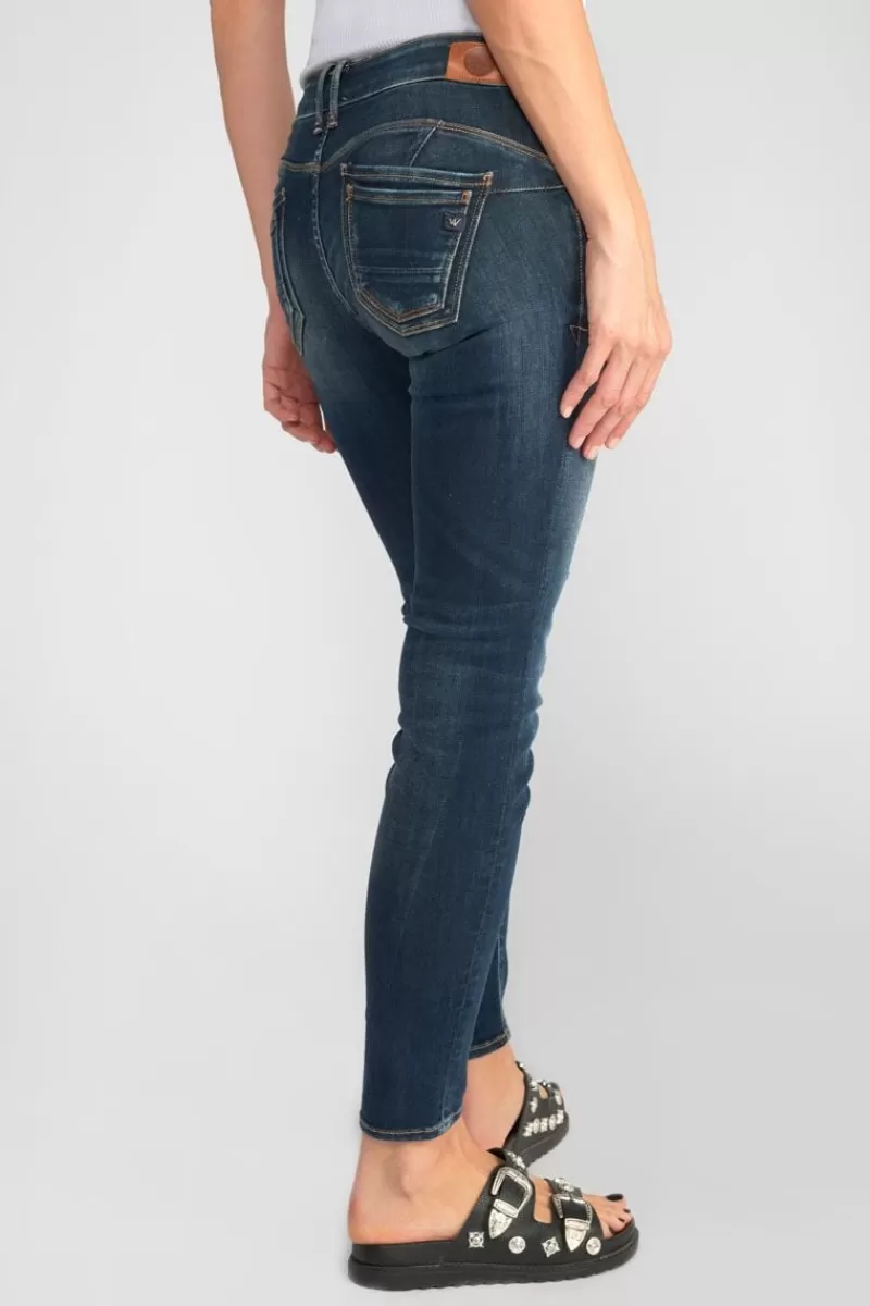 Le Temps des Cerises Coupe Slim-Sib Pulp Slim 7/8Eme Jeans Destroy Vintage Bleu N°2 Blue