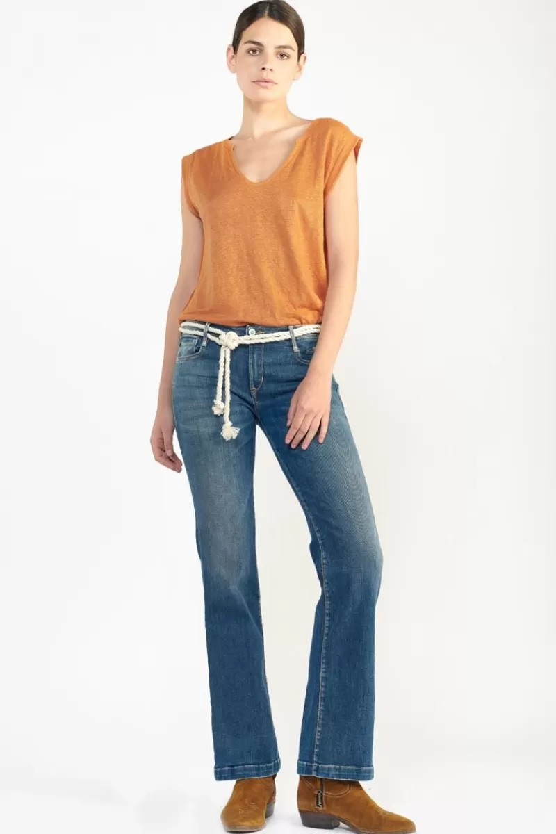 Le Temps des Cerises Coupe Flare / Bootcut-Skive Flare Jeans Bleu N°2 Blue