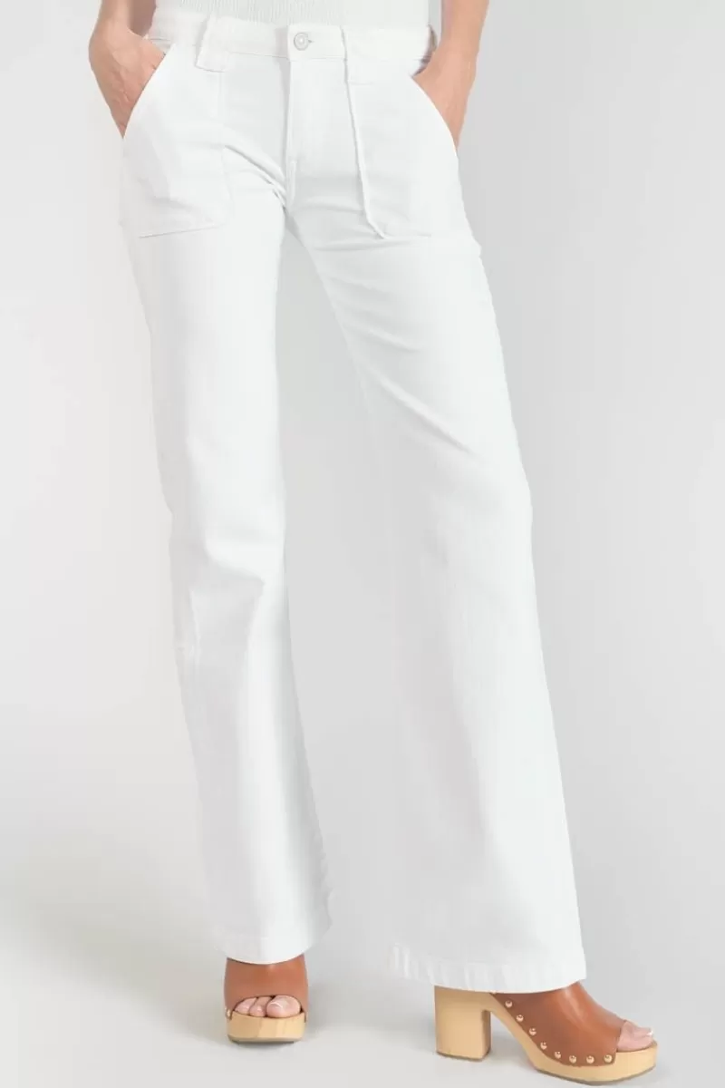 Le Temps des Cerises Coupe Flare / Bootcut-Sormiou Flare Jeans Blanc White