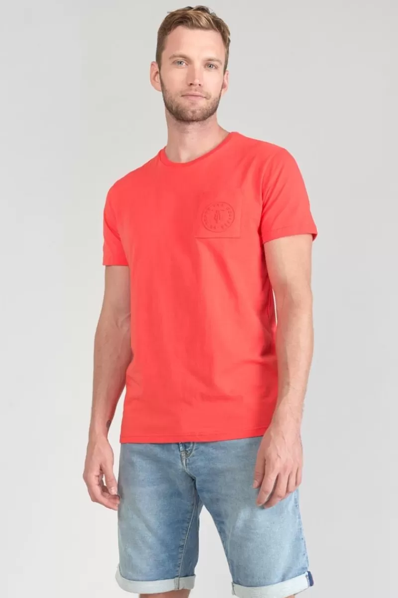 Le Temps des Cerises T-Shirts & Polos-T-Shirt Paia Corail Piment