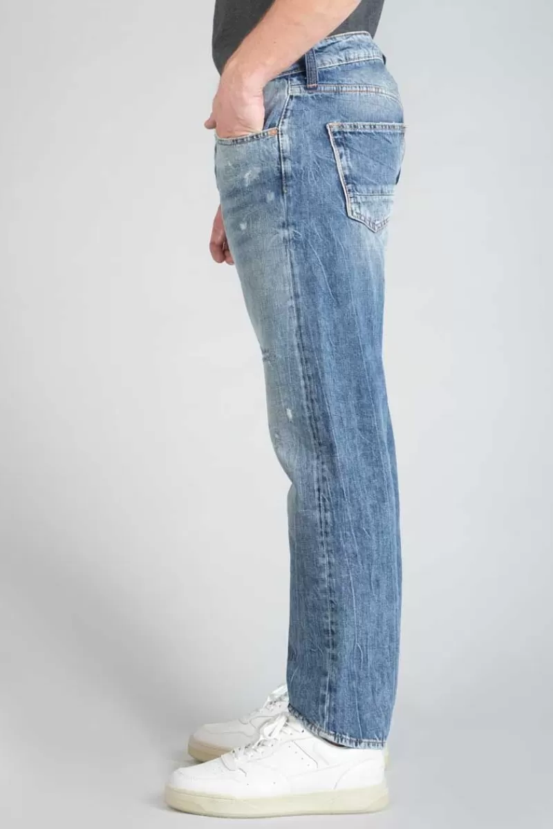 Le Temps des Cerises Coupe Regular Confort-Vintage 700/20 Regular Jeans Destroy Bleu N°4 Blue