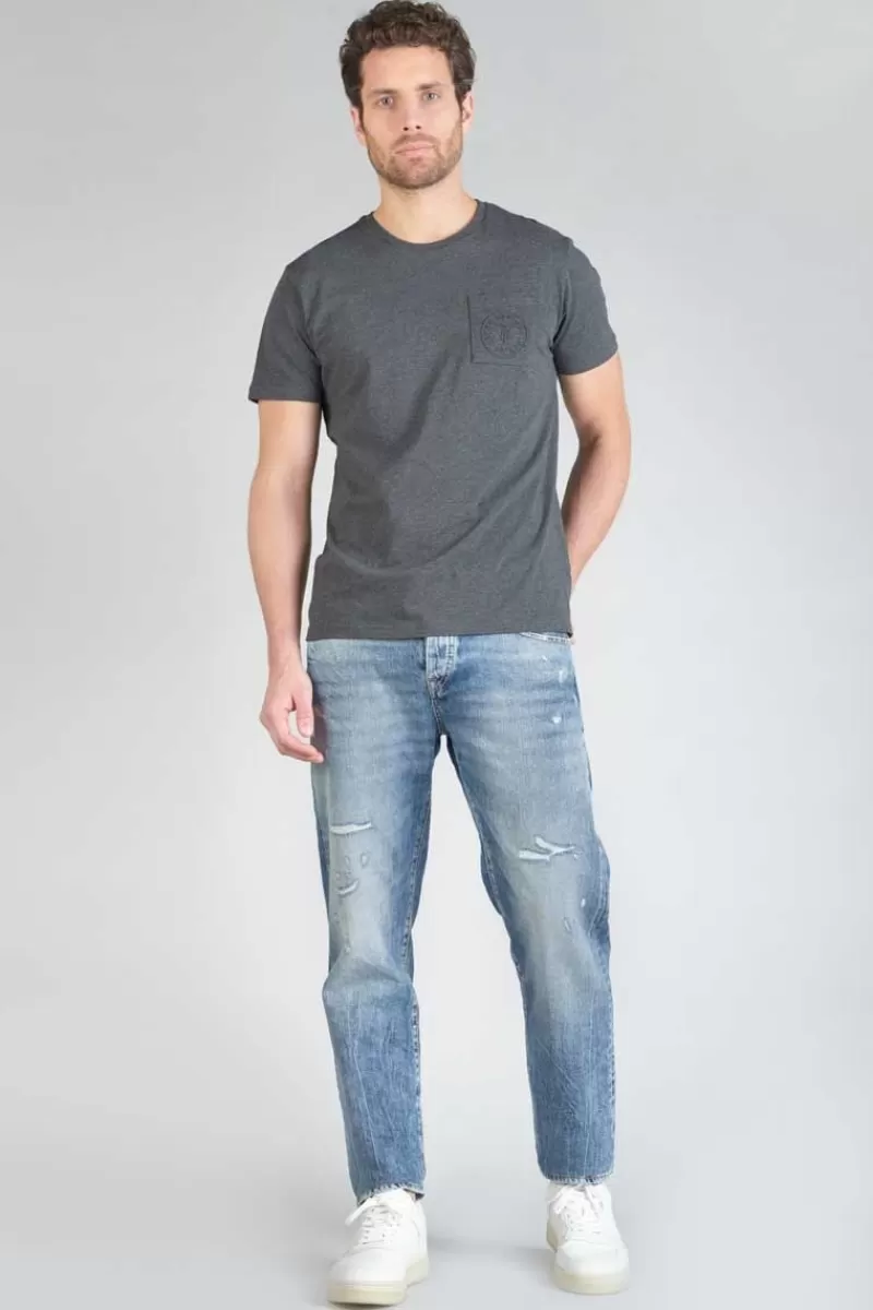 Le Temps des Cerises Coupe Regular Confort-Vintage 700/20 Regular Jeans Destroy Bleu N°4 Blue
