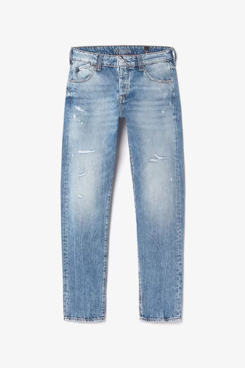 Le Temps des Cerises Coupe Regular Confort-Vintage 700/20 Regular Jeans Destroy Bleu N°4 Blue